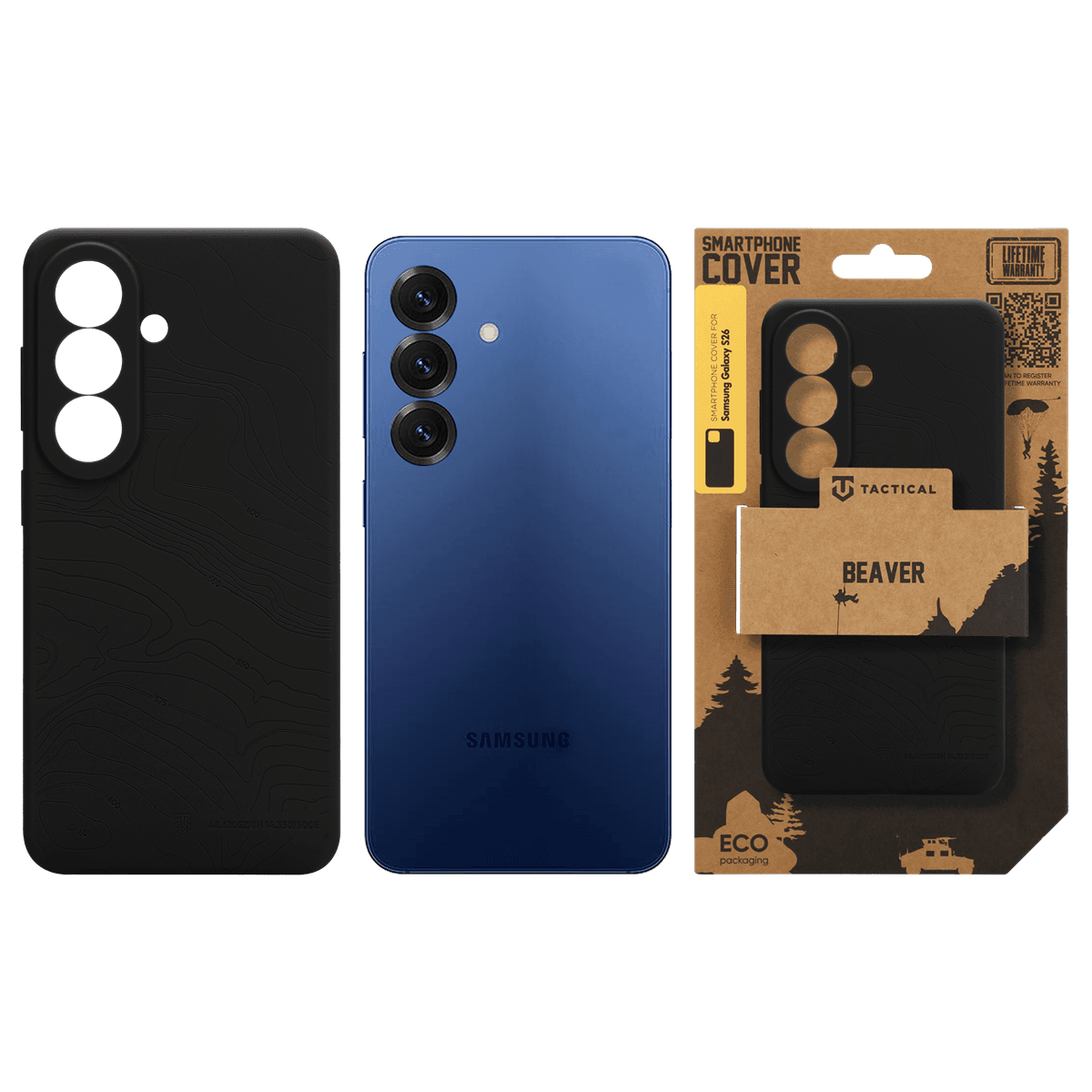 Zadní kryt Tactical Beaver pro Samsung Galaxy S26 Asphalt - náhled 4