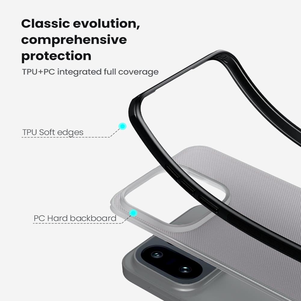 Zadní kryt Nillkin Super Frosted PRO pro OnePlus 15 Transparent Black - náhled 4