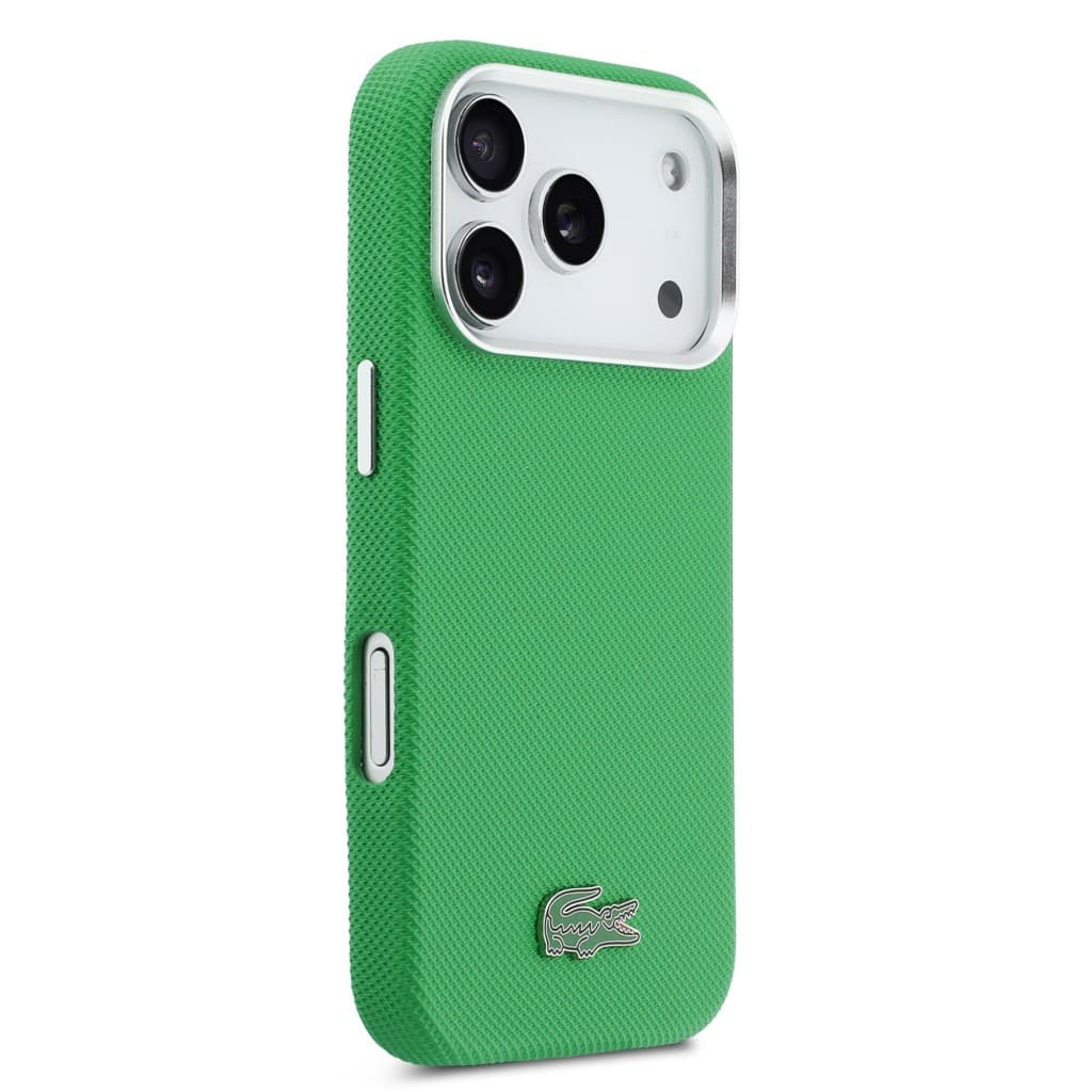 Zadní kryt Lacoste Iconic Petit Pique Metal Logo MagSafe pro iPhone 17 Pro Green - náhled 4