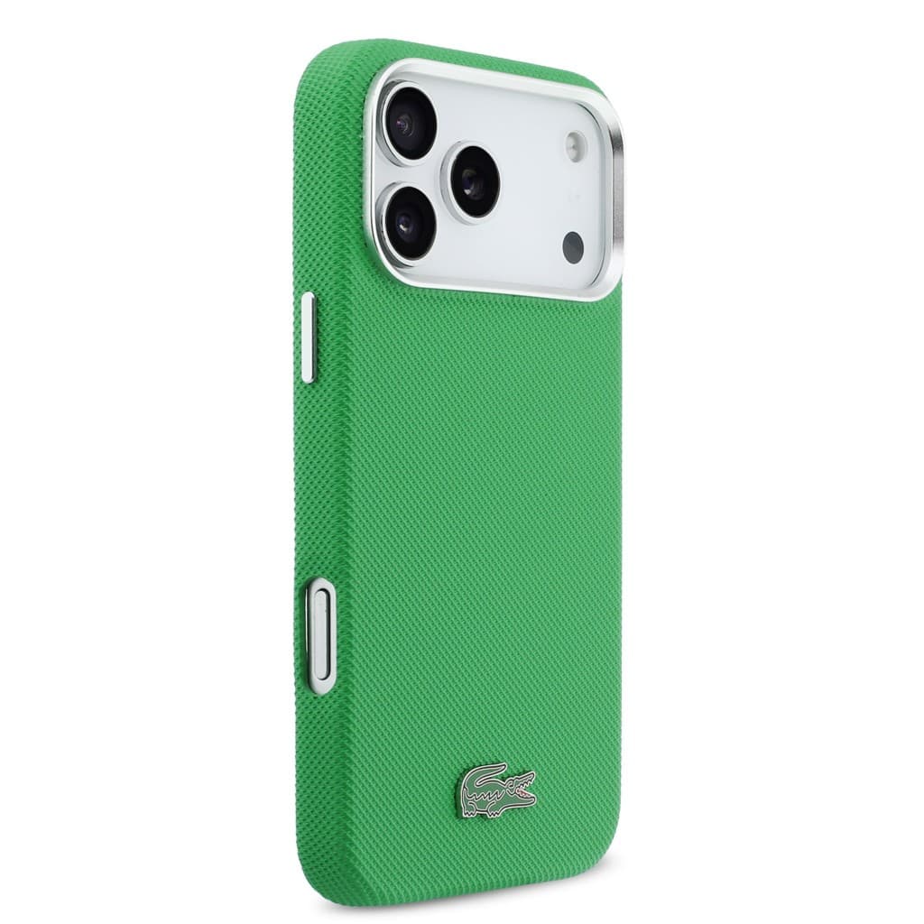 Zadní kryt Lacoste Iconic Petit Pique Metal Logo MagSafe pro iPhone 17 Pro Max Green - náhled 4