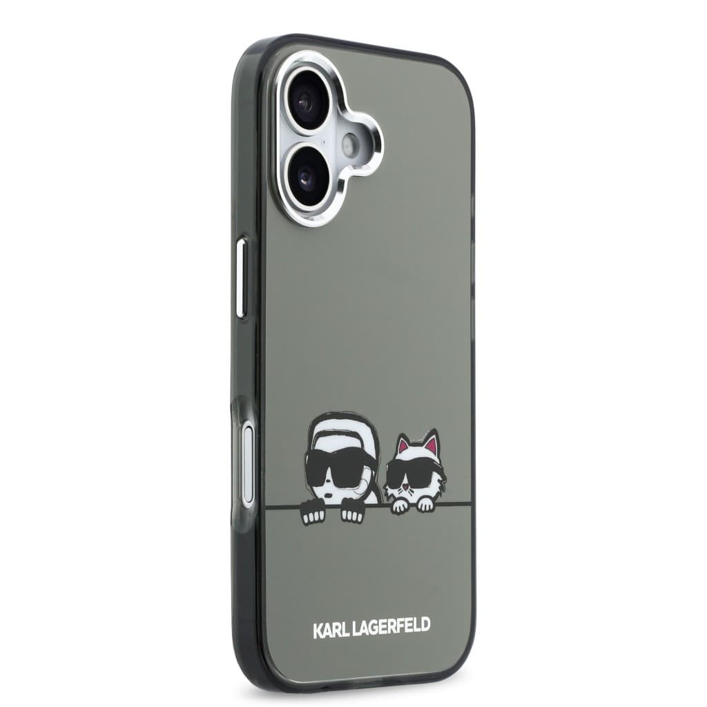 Zadní kryt Karl Lagerfeld IML K&amp;CH Heads Logo MagSafe pro iPhone 17 Black - náhled 4