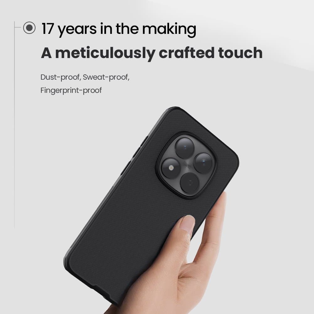 Zadní kryt Nillkin Super Frosted PRO Magnetic pro Xiaomi Redmi Note 15 Pro 5G Black - náhled 4