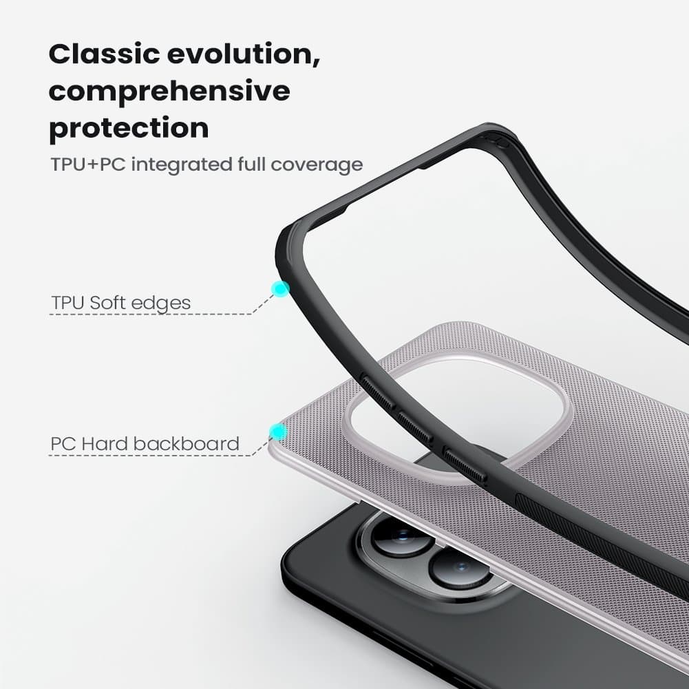 Zadní kryt Nillkin Super Frosted PRO pro Xiaomi Redmi Note 15 Pro 5G Transparent Black - náhled 4