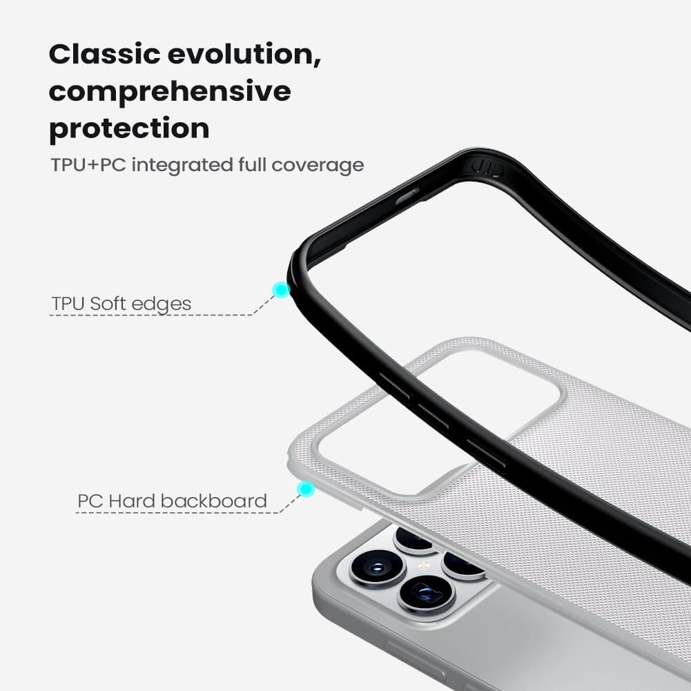 Zadní kryt Nillkin Super Frosted PRO pro Poco F8 Ultra Transparent Black - náhled 4