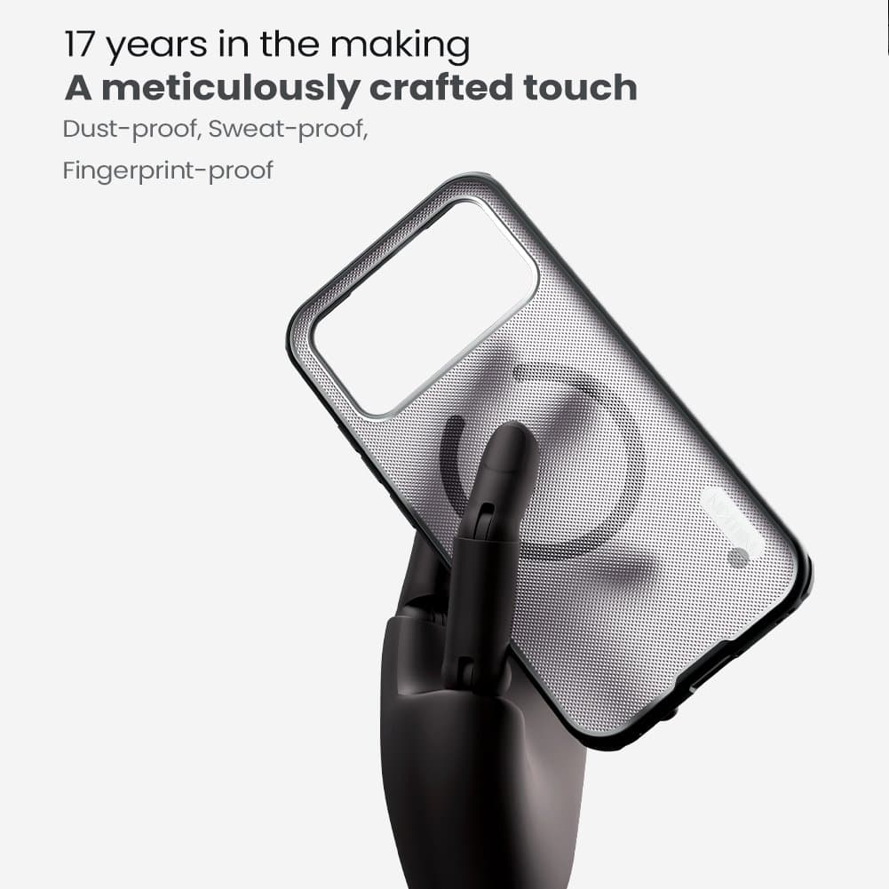 Zadní kryt Nillkin Super Frosted PRO Magnetic pro Poco F8 Ultra Transparent Black - náhled 4