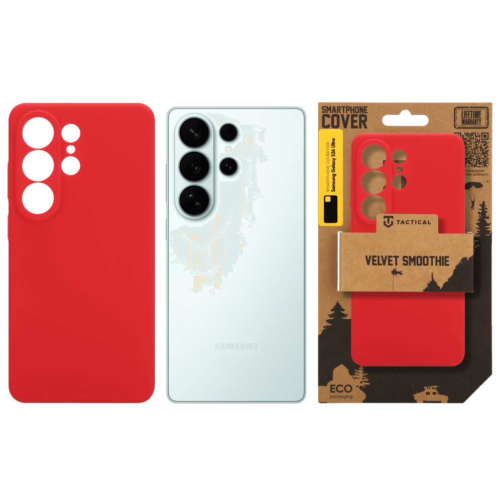 Kryt Tactical Velvet Smoothie pro Samsung Galaxy S26 Ultra Chilli - náhled 4