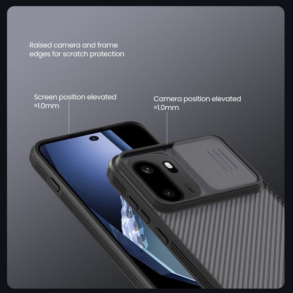 Zadní kryt Nillkin CamShield PRO pro OnePlus 15R Transparent Black - náhled 4