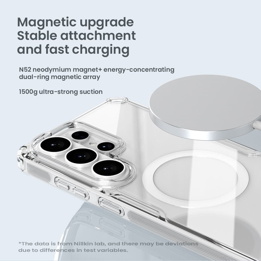 Zadní kryt Nillkin Nature TPU PRO Magnetic pro Samsung Galaxy S26 Ultra Transparent - náhled 4