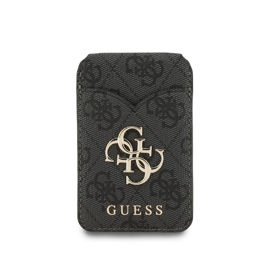 Peněženka se Stojanem Guess PU 4G Mirror MagSafe Cardslot Black - náhled 4