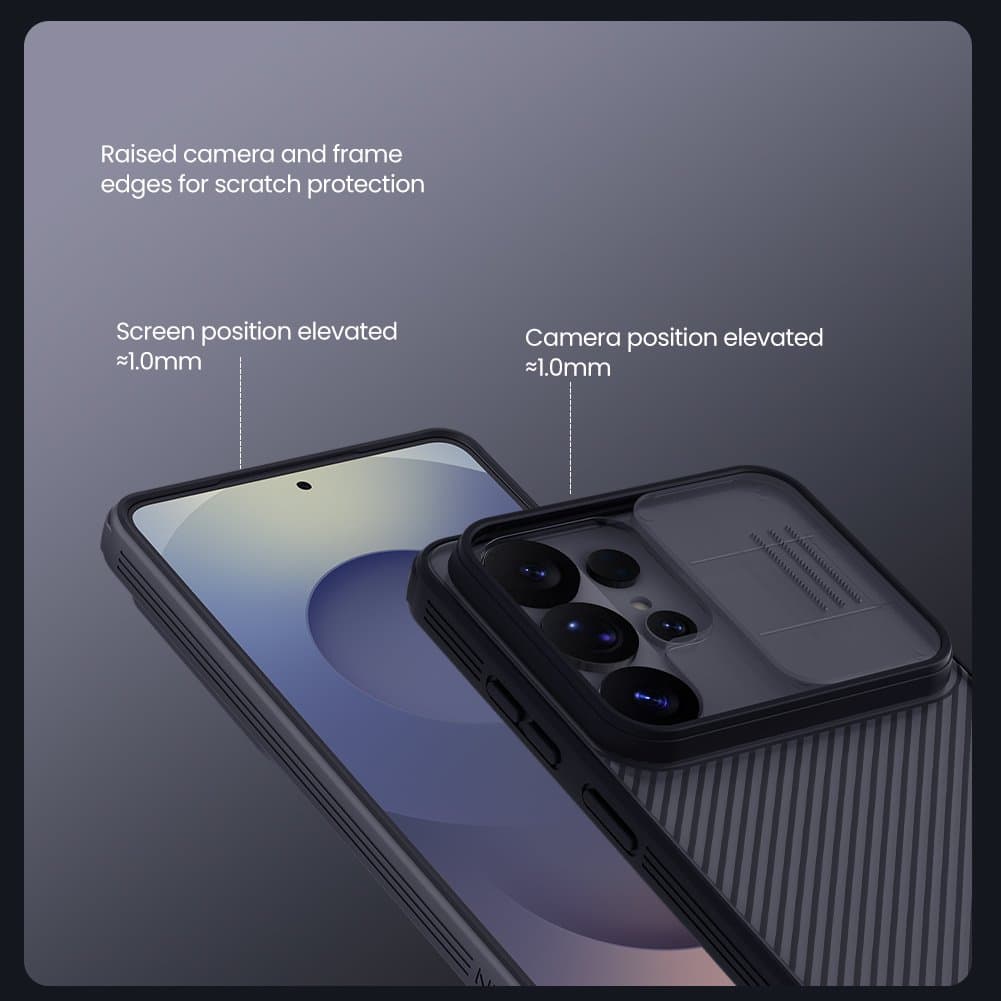 Zadní kryt Nillkin CamShield PRO pro Samsung Galaxy S26 Ultra Transparent Black - náhled 4