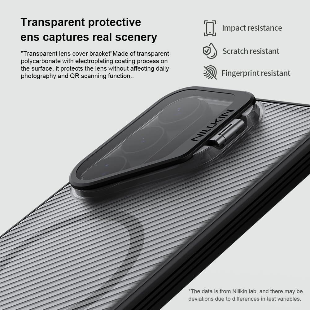 Zadní kryt Nillkin CamShield Prop Magnetic (Transparent Lens) pro Samsung Galaxy S26 Ultra Transparent Black - náhled 4