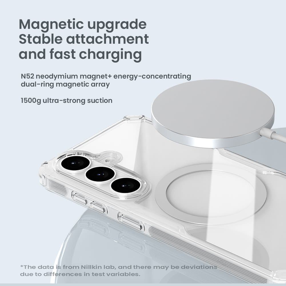 Zadní kryt Nillkin Nature TPU PRO Magnetic pro Samsung Galaxy S26+ Transparent - náhled 4
