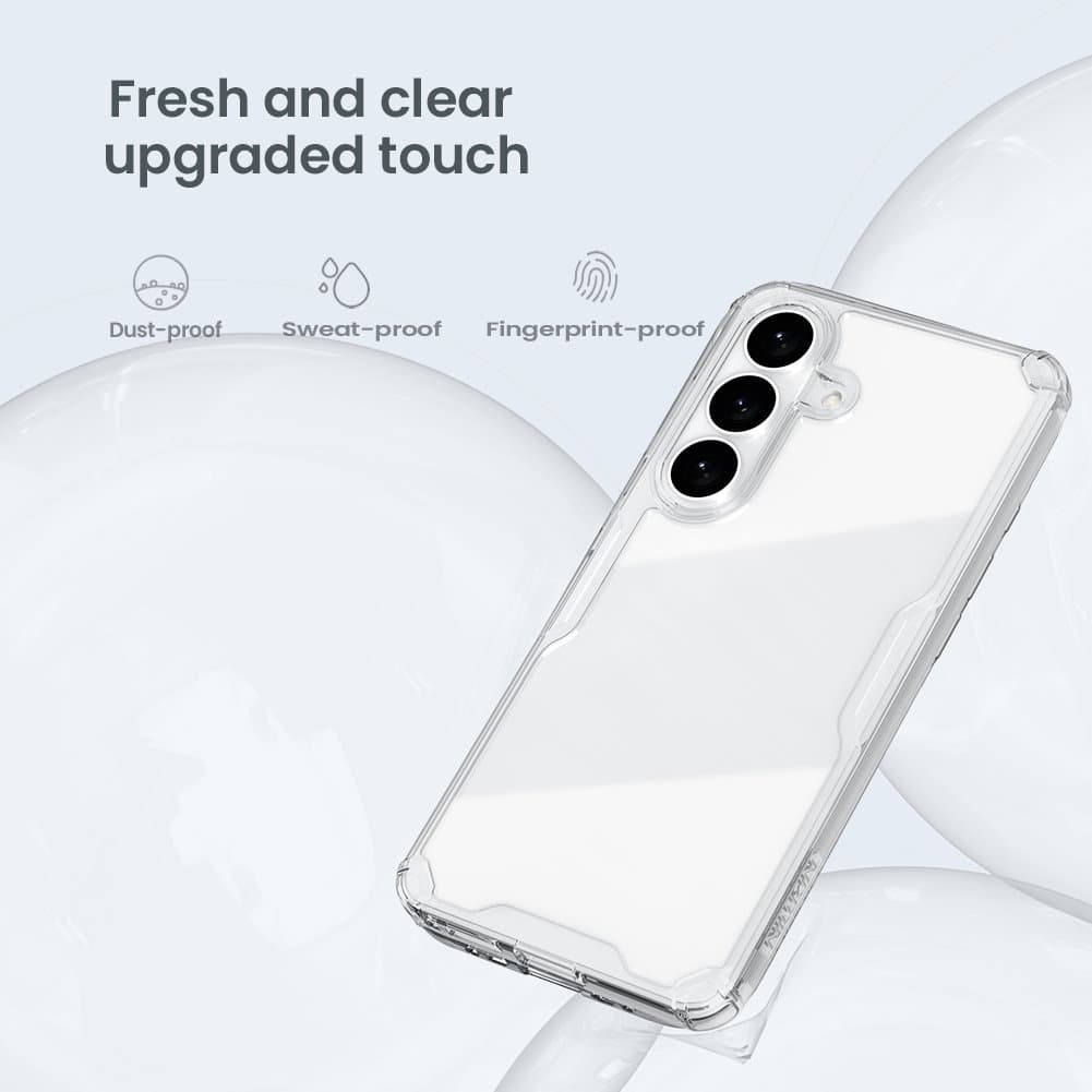 Zadní kryt Nillkin Nature TPU PRO pro Samsung Galaxy S26 Transparent - náhled 4