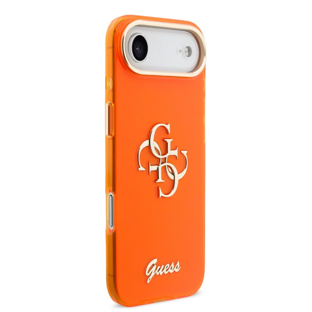 Zadní kryt Guess IML 4G Script Metal Logo pro iPhone Air Orange - náhled 4