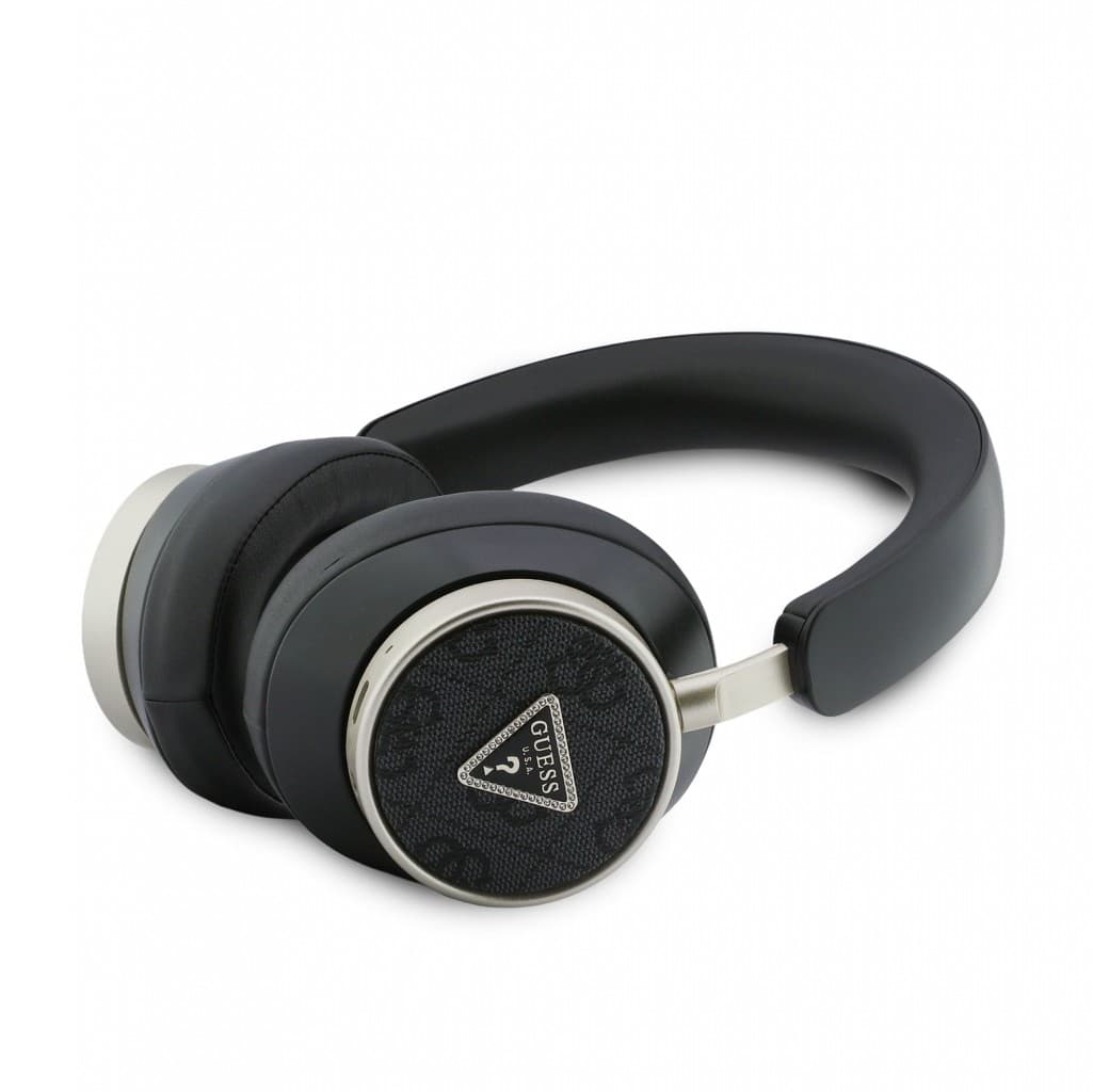 Bezdrátová Sluchátka Guess PU 4G Triangle Logo ENC Black - náhled 4