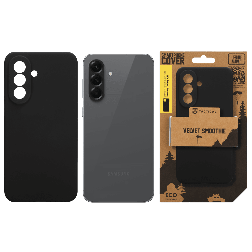 Kryt Tactical Velvet Smoothie pro Samsung Galaxy A57 Asphalt - náhled 4