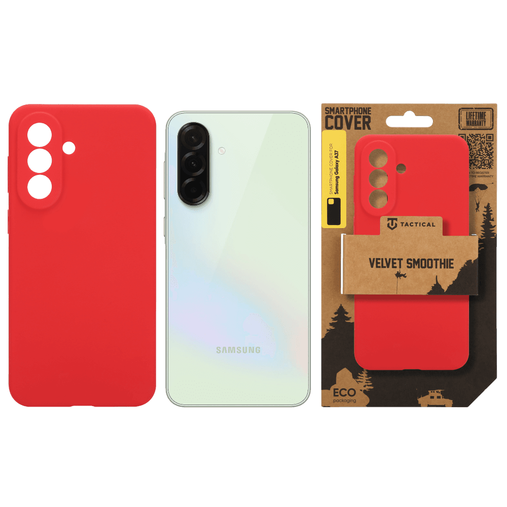 Kryt Tactical Velvet Smoothie pro Samsung Galaxy A37 Chilli - náhled 4