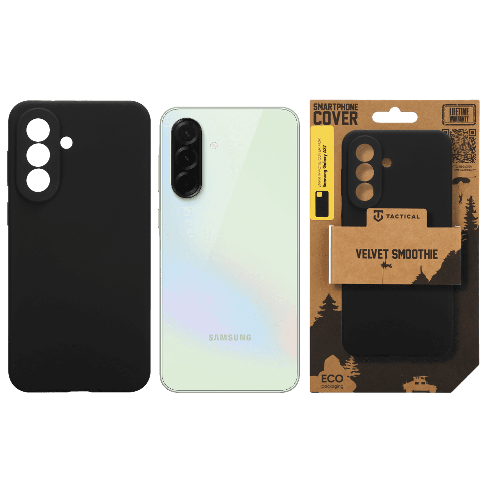 Kryt Tactical Velvet Smoothie pro Samsung Galaxy A37 Asphalt - náhled 4