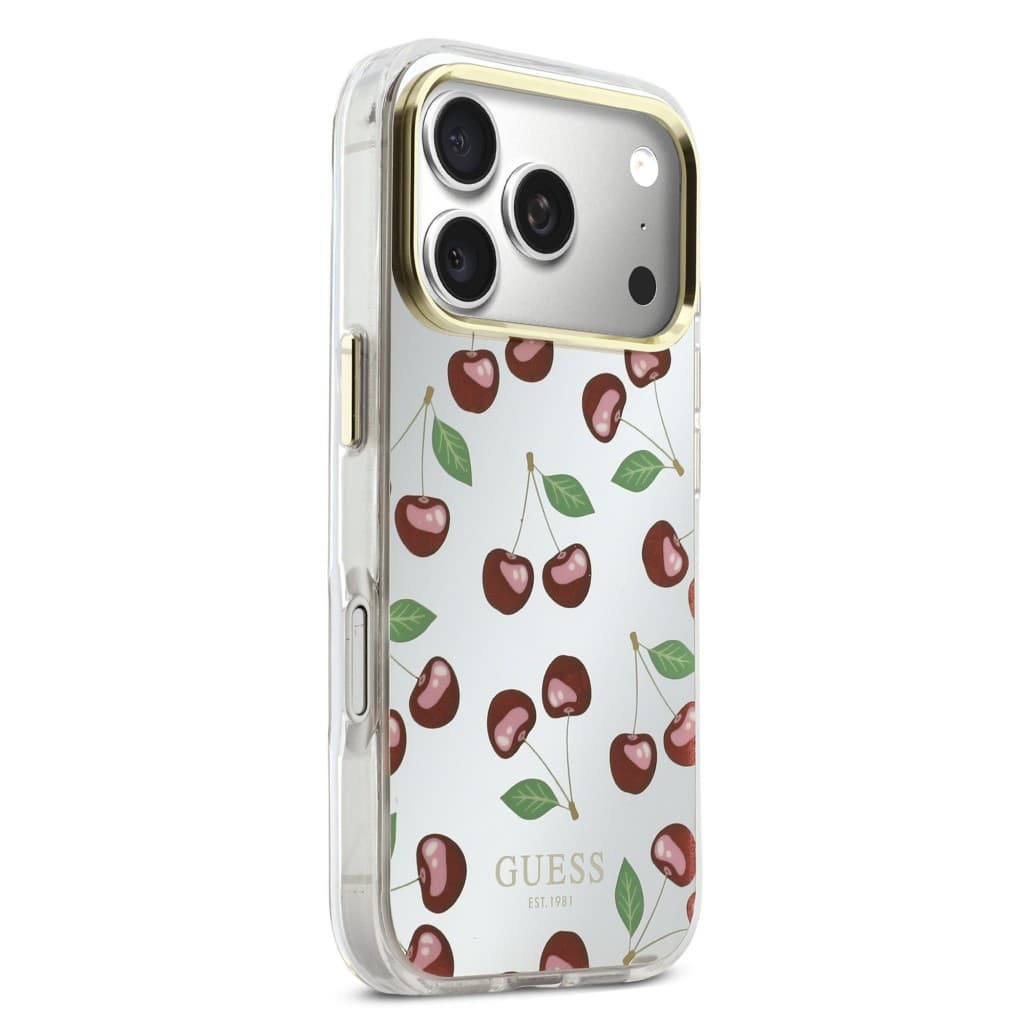 Zadní kryt Guess TPU Glitter Cherry MagSafe pro iPhone 17 Pro Max - náhled 4