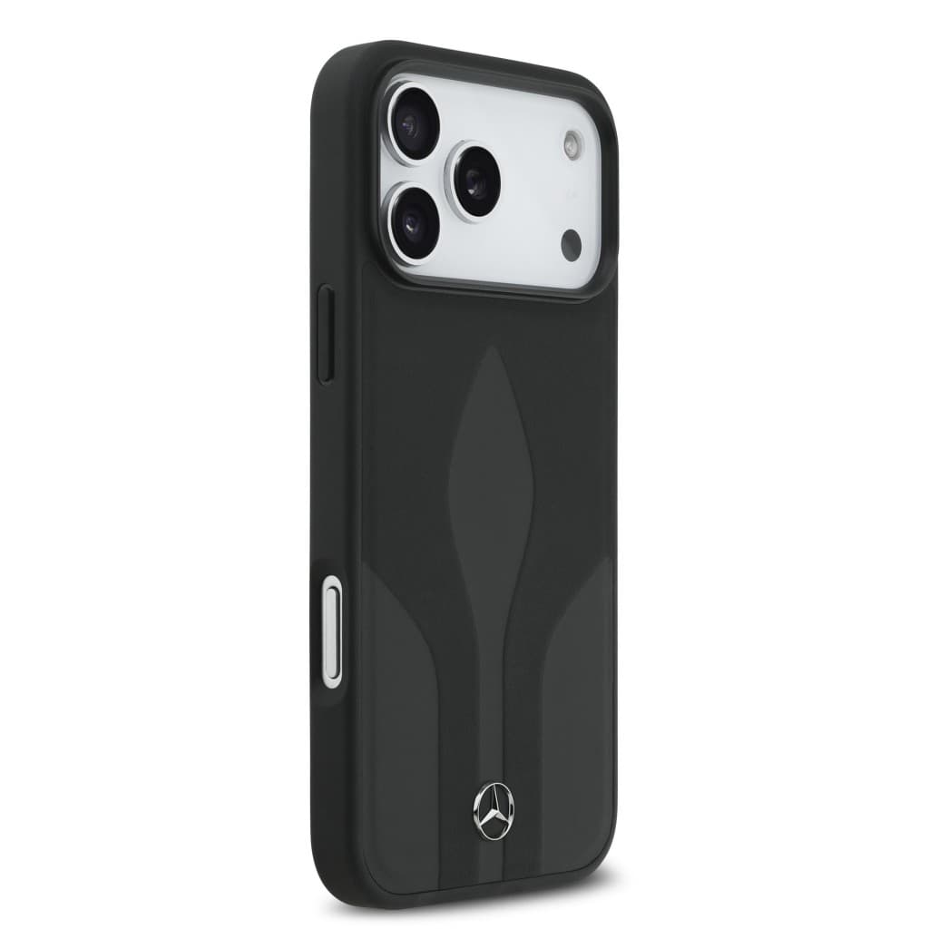 Zadní kryt Mercedes Leather The Move MagSafe pro iPhone 17 Pro Max Black - náhled 4
