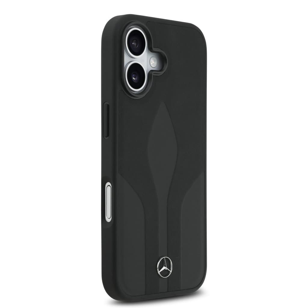 Zadní kryt Mercedes Leather The Move MagSafe pro iPhone 17 Black - náhled 4