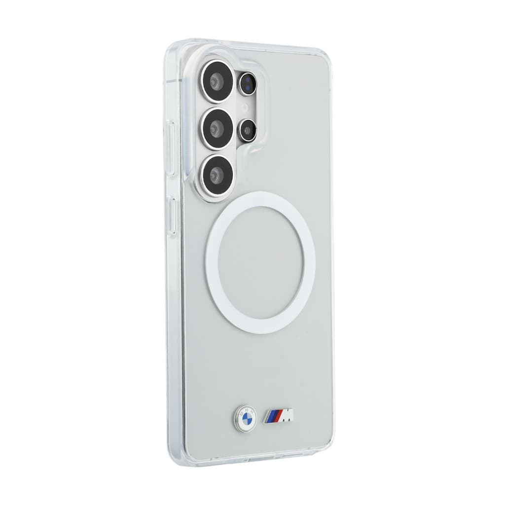 Zadní kryt BMW M IML Metal Logo Magnetic pro Samsung Galaxy S26 Ultra průhledný - náhled 4