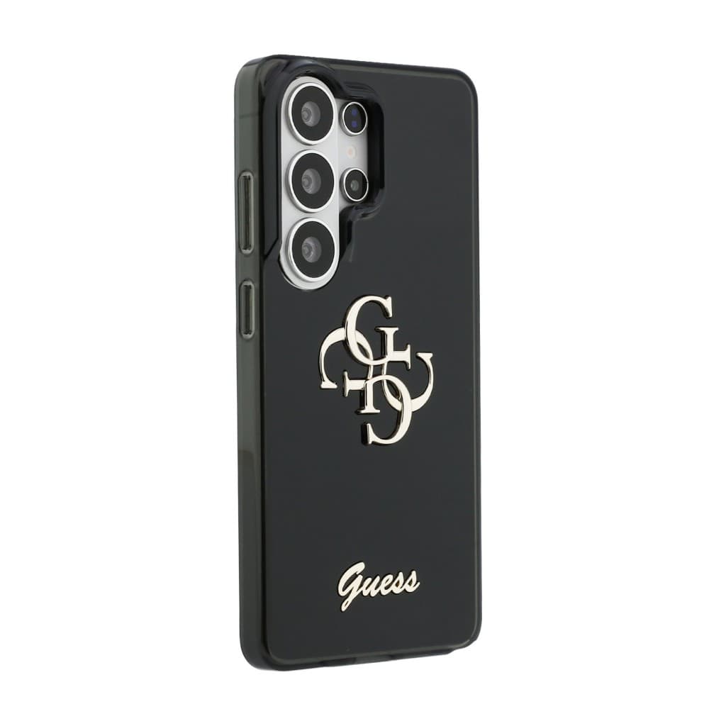Zadní kryt Guess IML 4G Script Metal Logo pro Samsung Galaxy S26 Ultra černý - náhled 4