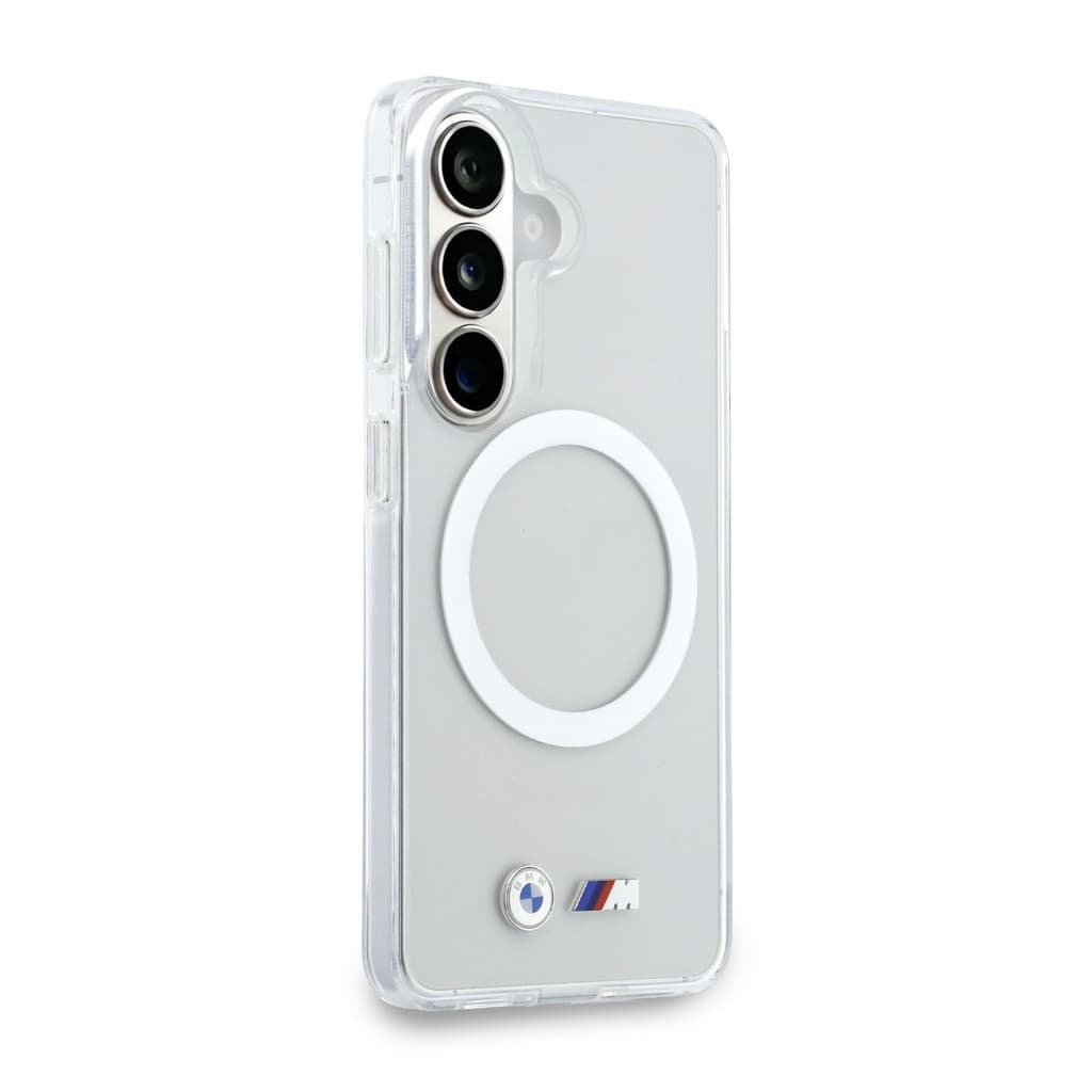 Zadní kryt BMW M IML Metal Logo Magnetic pro Samsung Galaxy S26 průhledný - náhled 4