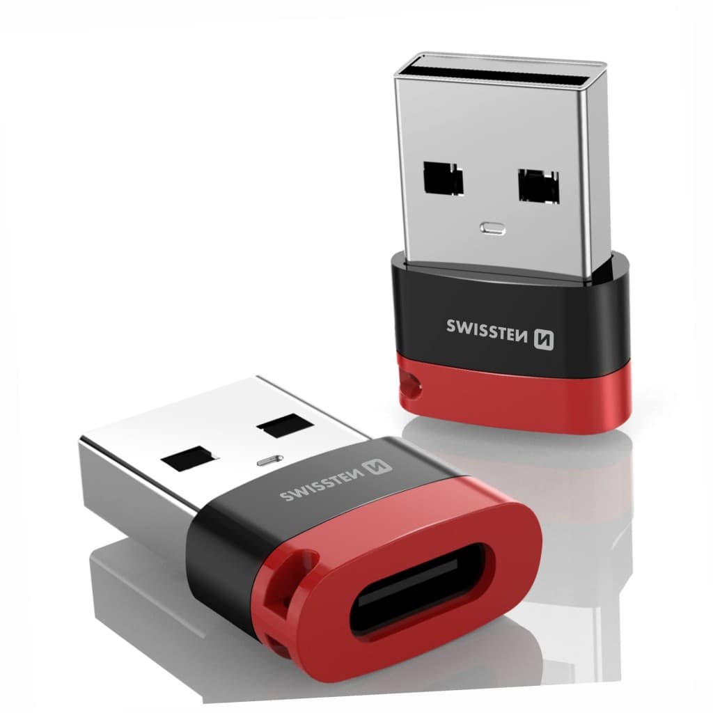 Nabíjecí adaptér s blokací dat Swissten dataguard usb-a (samec) / usb-c (samice) černý - náhled 4