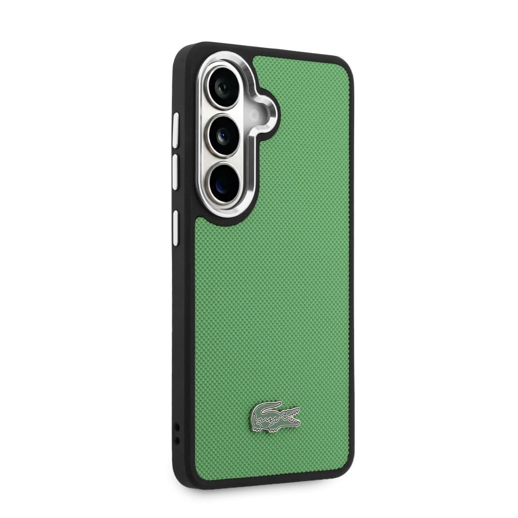 Zadní kryt Lacoste Petit Pique Metal Logo Magnetic pro Samsung Galaxy S26+ Estragon zelený - náhled 4