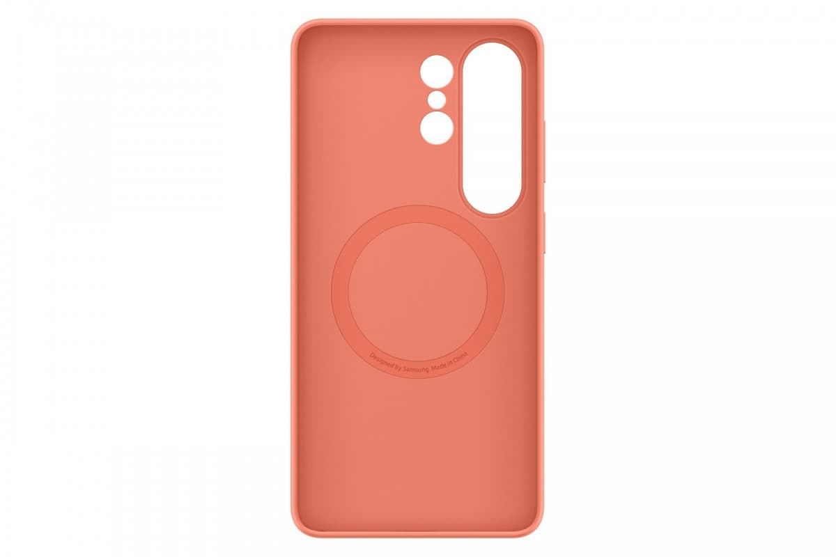 Silikonový magnetický kryt EF-ES948COE Samsung pro Galaxy S26 Ultra Coral Red - náhled 4