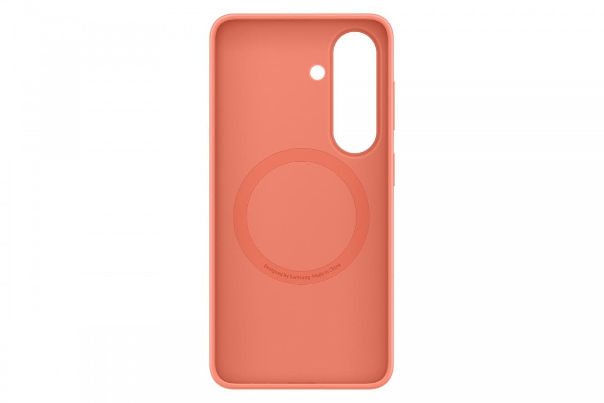 Silikonový magnetický kryt EF-ES942COE Samsung pro Galaxy S26 Coral Red - náhled 4