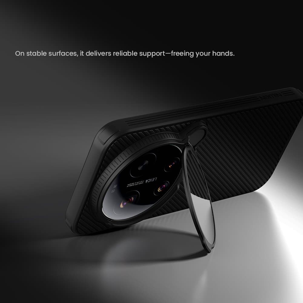 Kryt Nillkin CamShield Prop Magnetic (Transparent Lens) pro Xiaomi 17 Ultra průhledně černý - náhled 4
