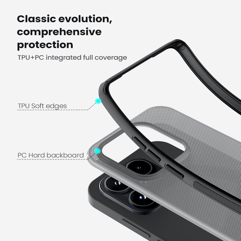 Zadní kryt Nillkin Super Frosted PRO pro Xiaomi 17 průhledně černý - náhled 4