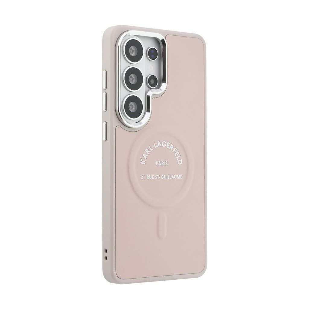 Zadní kryt Karl Lagerfeld PU RSG Logo Magnetic pro Samsung Galaxy S26 Ultra růžový - náhled 4