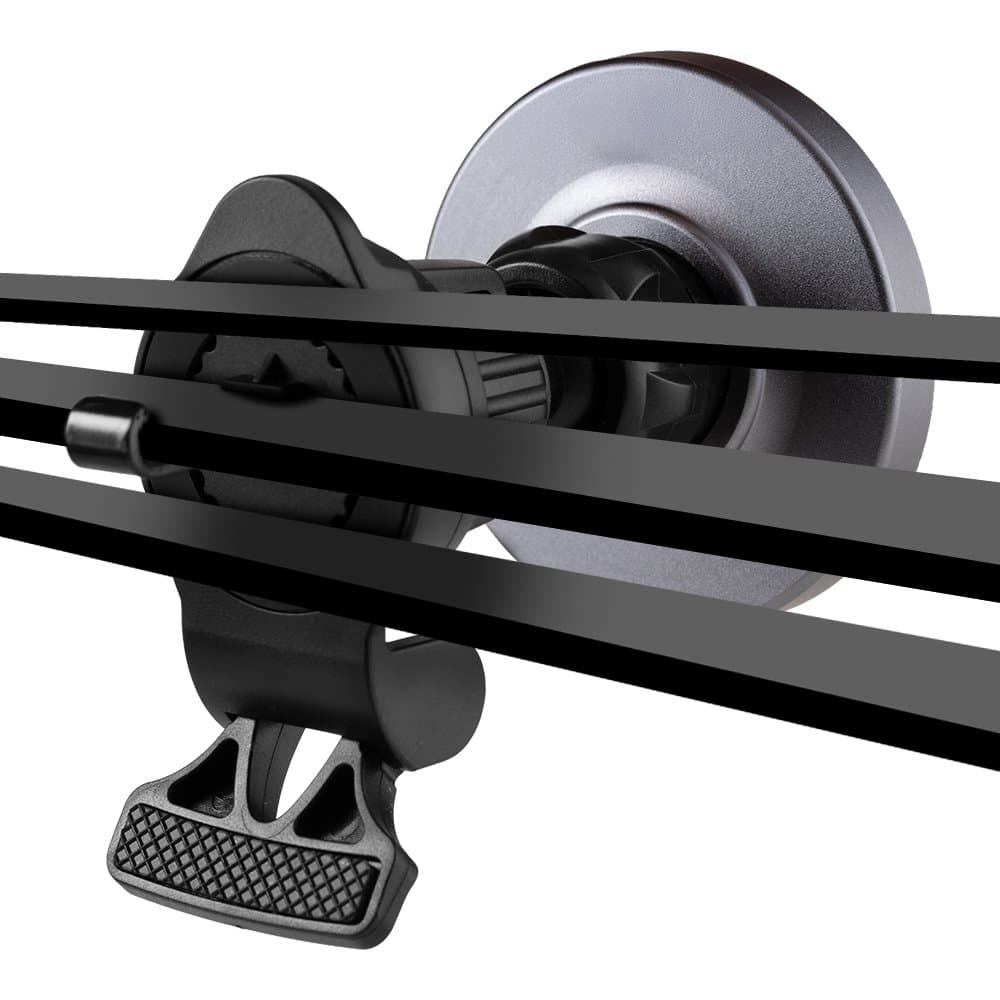Bezdrátový nabíjecí držák do auta OBAL:ME MagNetix Aura 15W černý - náhled 4