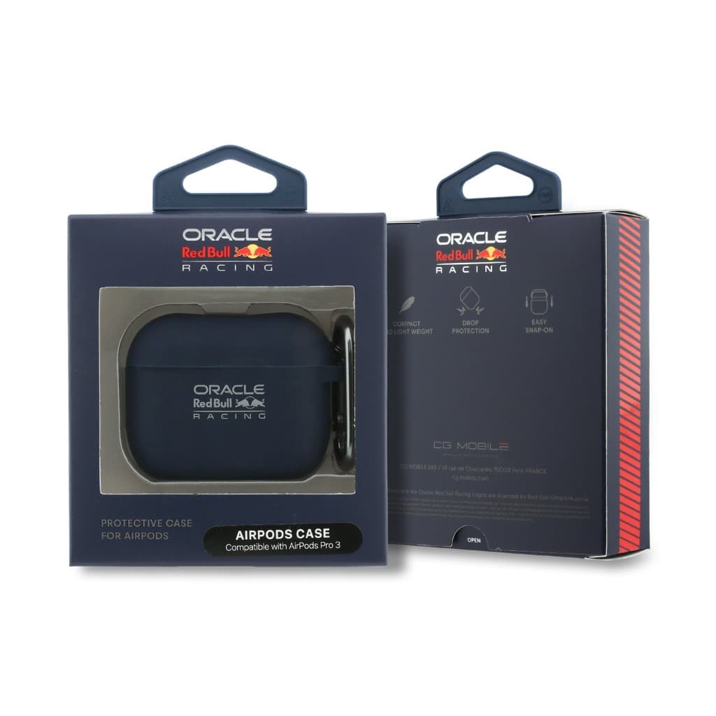 Silikonové pouzdro Red Bull pro AirPods Pro 3 tmavě modré - náhled 4