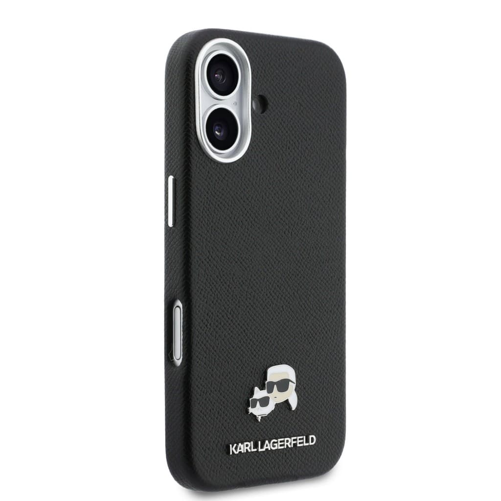 Zadní kryt Karl Lagerfeld PU Karl and Choupette Heads Pins MagSafe pro iPhone 17 černý - náhled 4