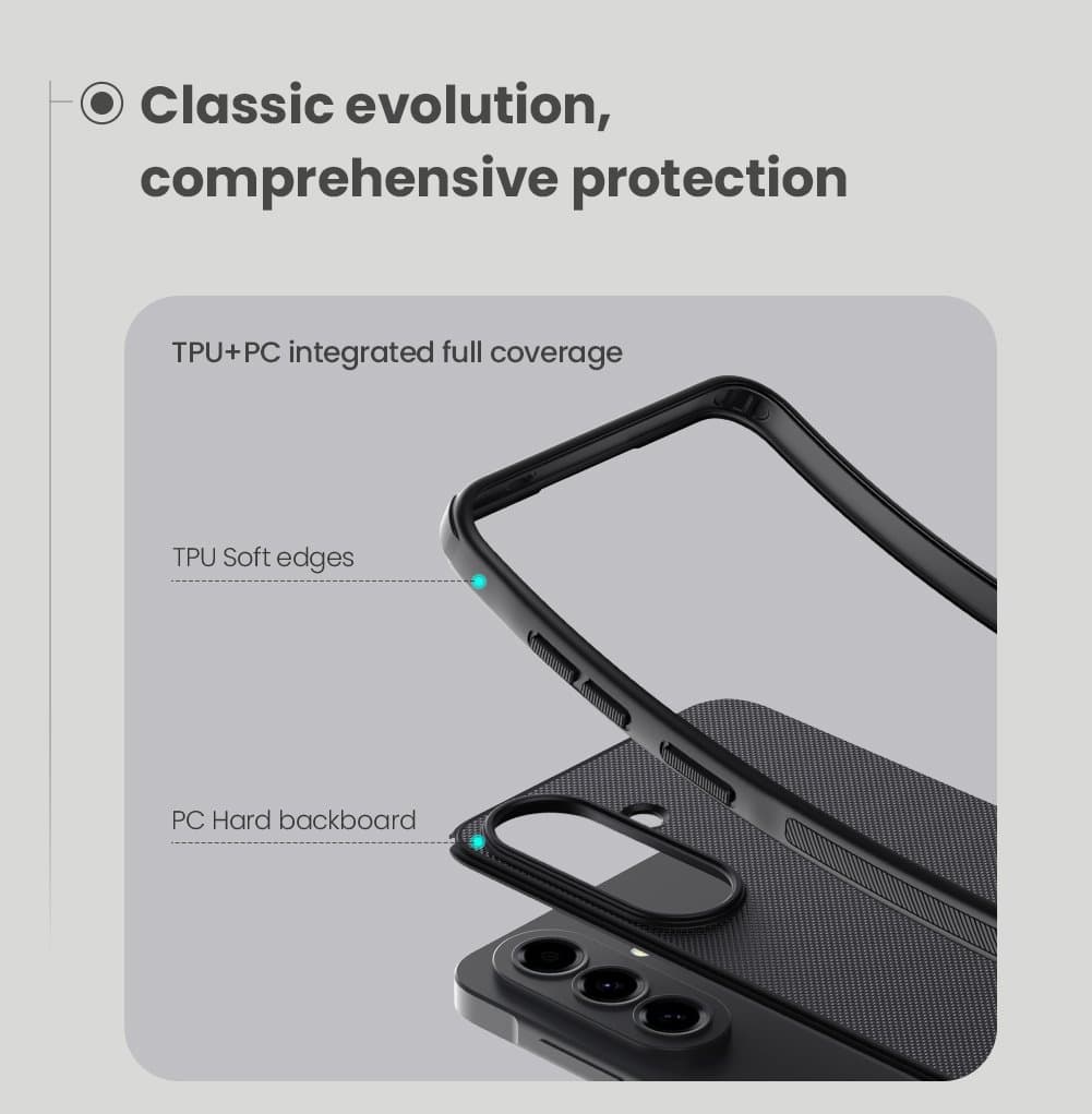Kryt zadní Nillkin Super Frosted PRO pro Samsung Galaxy A57 černý - náhled 4