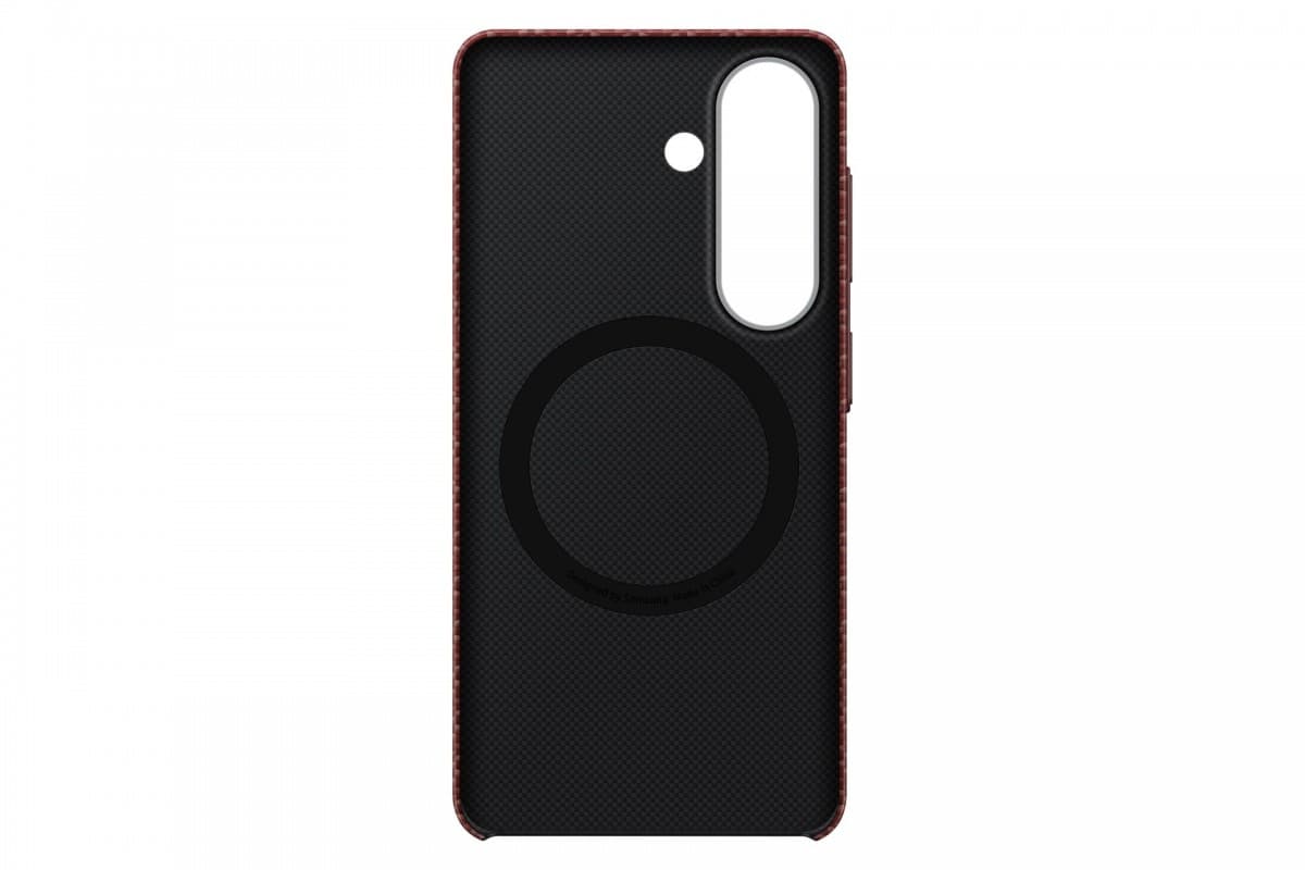 Kryt magnetický Samsung Carbon (EF-KS942SRE) pro Galaxy S26 korálově červený - náhled 4