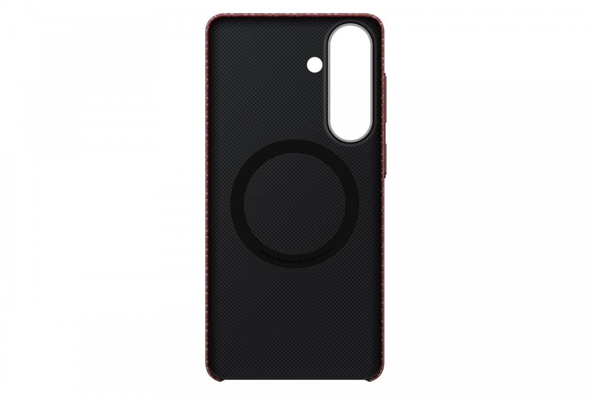 Kryt magnetický Samsung Carbon (EF-KS947SRE) pro Galaxy S26+ korálově červený - náhled 4