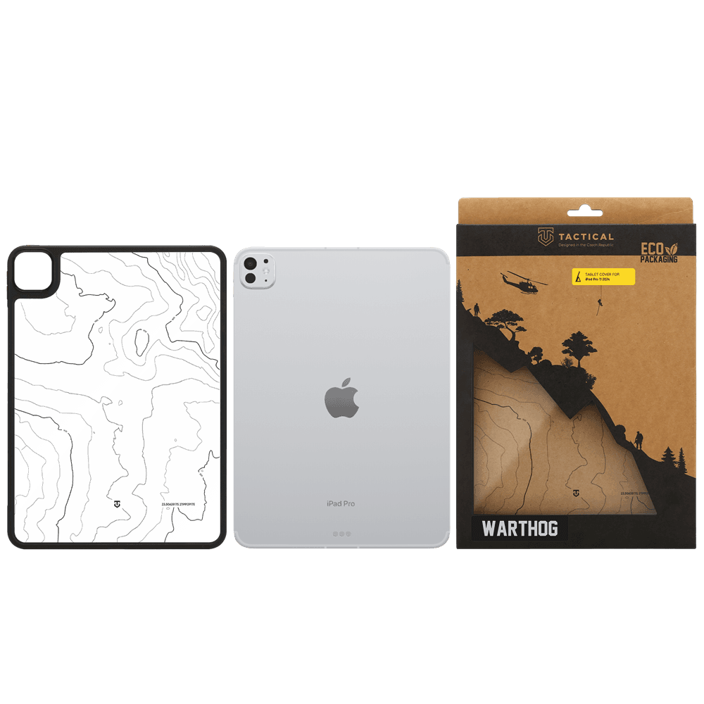 Kryt Tactical Warthog pro Apple iPad Pro 11 2024/2025 tmavě šedý - náhled 4