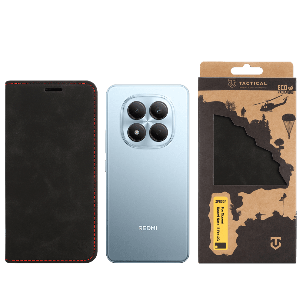Pouzdro Tactical Xproof pro Xiaomi Redmi Note 15 Pro 4G černé - náhled 4