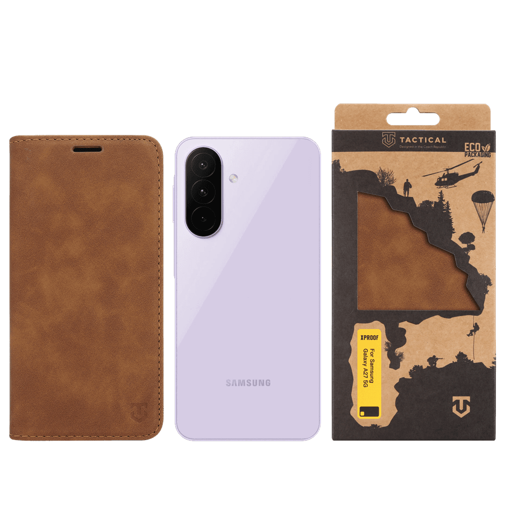 Pouzdro Tactical Xproof pro Samsung Galaxy A27 5G hnědé - náhled 4