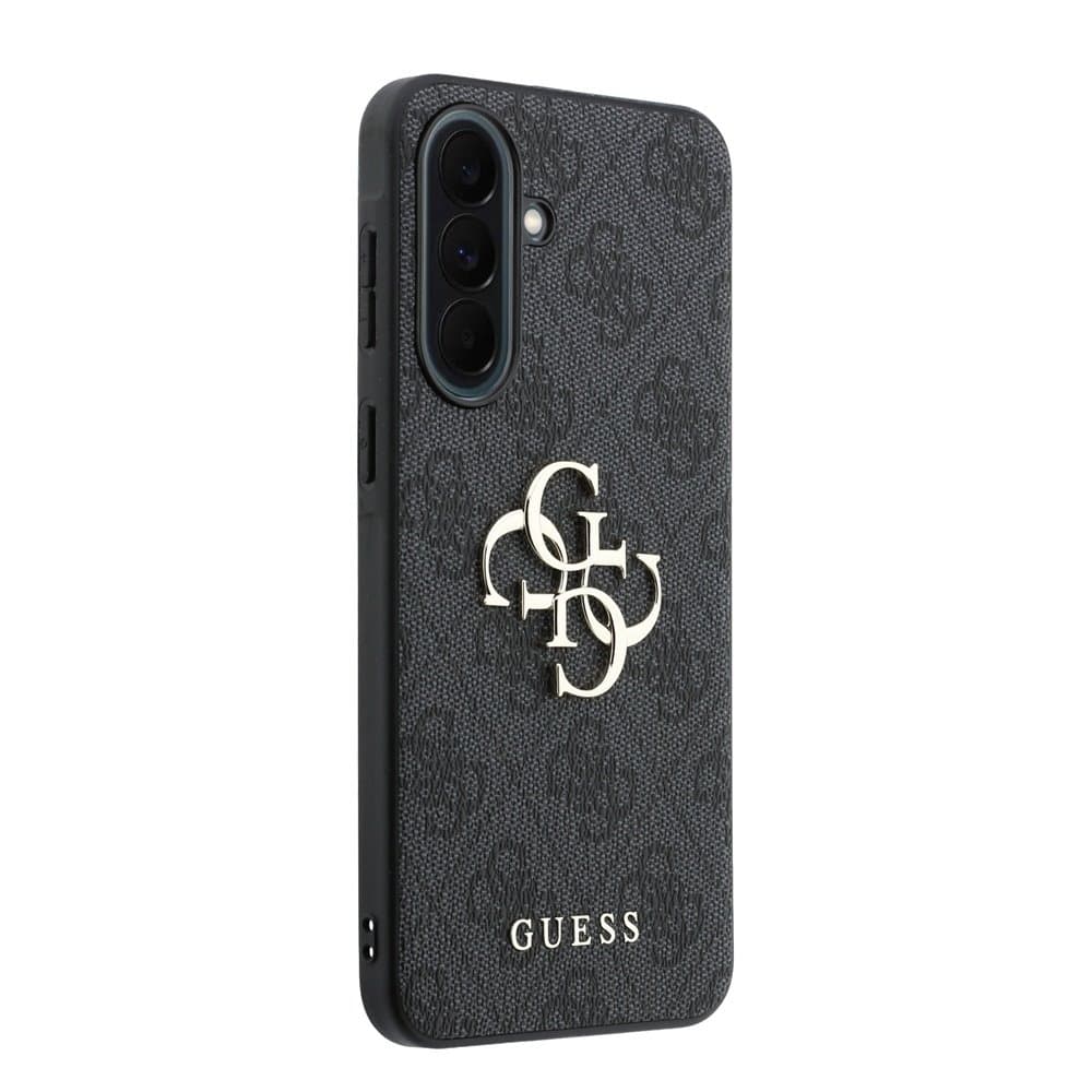 Kryt Guess PU 4G Metal Logo pro Samsung Galaxy A37 šedý - náhled 4