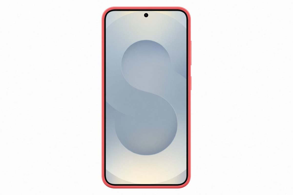Silikonový kryt EF-PS931CRE Samsung pro Galaxy S25 červený - náhled 4