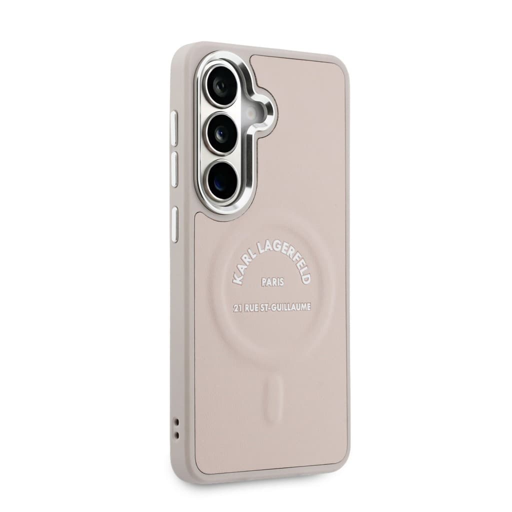 Zadní kryt Karl Lagerfeld PU RSG Logo Magnetic pro Samsung Galaxy S26+ růžový - náhled 4