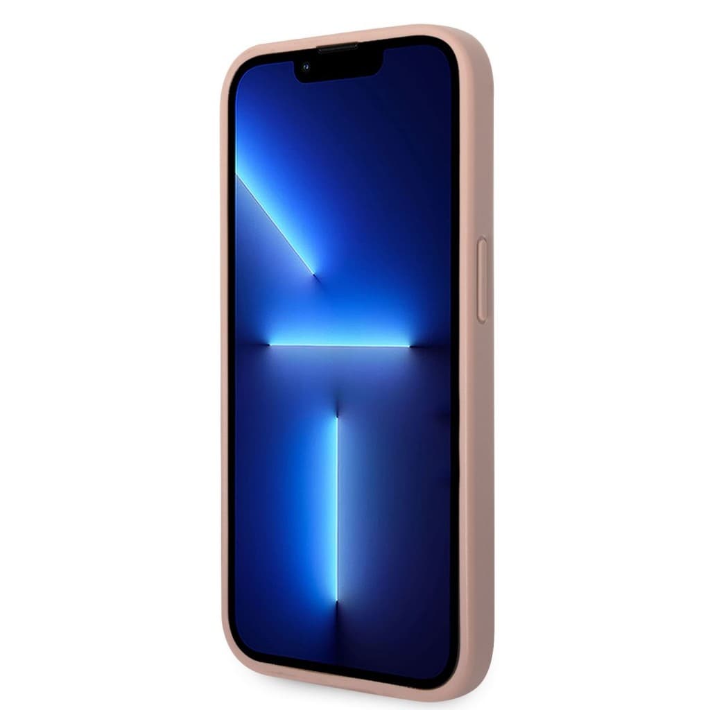 Guess PU Leather Saffiano Zadní Kryt pro iPhone 14 Pro Max Pink - náhled 4