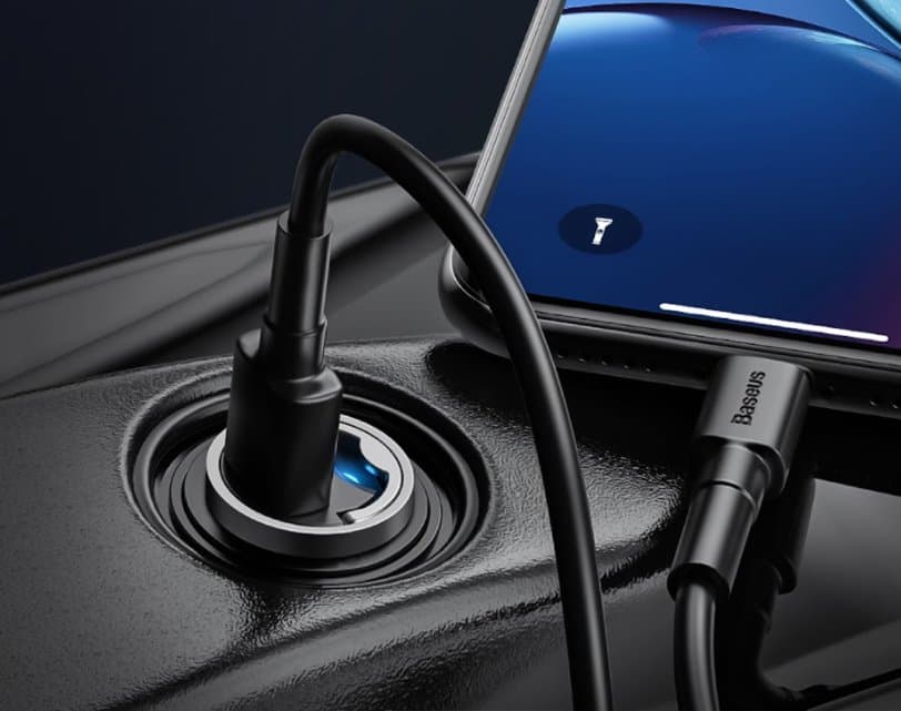 Baseus VCHX-B0G Tiny Star Quick Charge Nabíječka do Auta USB-C 30W Gray - náhled 4