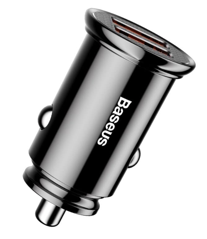 Adaptér do auta Baseus CCALL-YD01 Circular 2xUSB QC3.0 30W Black - náhled 4